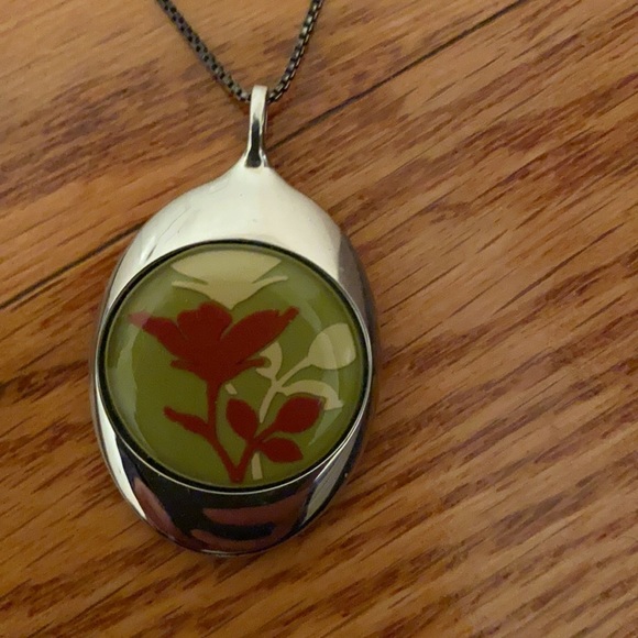 IMOOI Green and Red Necklace - Picture 2 of 6